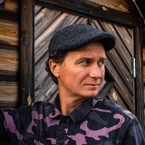 Sterkowski Ivy Five Scally Cap | Harris Tweed Flat Cap for Men and Women | Warm 5 Panels Newsboy Cap in Kuwait