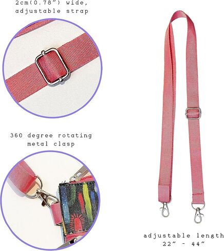 حقيبة قماش ماسنجر مقاس 15.5 سم، حقيبة سفر للعطلات، حقيبة كروس (ألوان مائية صبار) in Kuwait