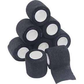KingWei 8 Pack Self Adhesive Bandage Wrap,2 Inches X 5 Yards Yards Elastic Cohesive Bandage Wrap,Athletic Tape,Vet Wrap,Ankle Tape,Tattoo Grip Tape Wrap(8 Pack)