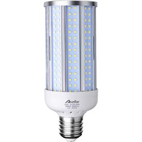 60W LED Corn Light Bulb (E39 Large Mogul Base) 6000Lm 6500K Cool White, for Metal Halide HID HPS Replacement Garage Parking Lot High Bay Warehouse Street Lamp Lighting, 85V-265V