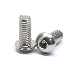 iexcell 25 Pcs 3/8-16 x 7/8" Stainless Steel 304 Hex Socket Button Head Cap Screws Bolts Kit