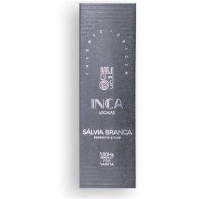 New Box of 9 Premium White Sage Incense Sticks: Handcrafted 100% Natural, Artisan and Therapeutic Incense Stick from The Forests of Brazil, Experience The Positive Energy and Harmony, Crafted by Inca