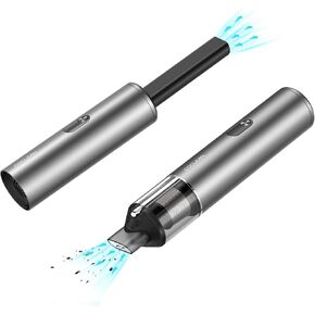 Super Lightweight Handheld Vacuum Cleaner, Integrating Suction and Blowing in One, 12000pa Strong Suction, Runtime Up to 25min, Type-C Charging for Home and Car Clean