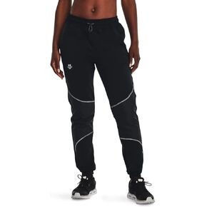 Under Armour - Womens Rush Pant Fleece Bottoms, Color Black (001), Size: Small