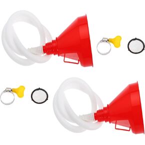 Ciweisah Wide Mouth Oil Funnel Flexible Fuel Funnel with Long Hose Funnels for Automotive Use Car Funnel for Engine Gas Gasoline Diesel Fluid Liquid (1) in Kuwait