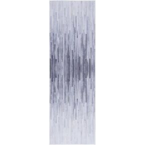 SAFAVIEH Faux Hide Collection Runner Rug - 2'6" x 8', Ivory & Light Grey, Rustic Design, Non-Shedding & Easy Care, Machine Washable Ideal for High Traffic Areas in Living Room, Bedroom (FAH510A)
