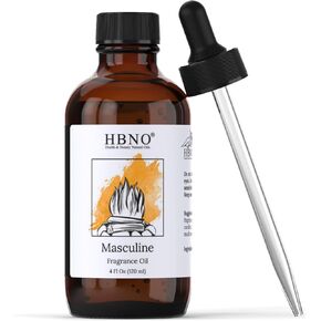 HBNO Chamomile Fragrance Oil - Huge 4 oz (120ml) Value Size - Ideal for Soap & Candle Making, Perfumes, Home Fragrances, Reed Diffusers, Bath Bombs, Linen Sprays, Lotions, and Car Fresheners in Saudi Arabia
