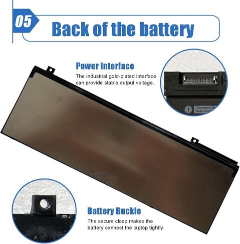 بطارية Dentsing N71FM متوافقة مع Dell Precision M4600 M4700 M4800 M6600 M6700 M6800 Series Notebook PG6RC FJJ4W T3NT1 11.1V 65Wh/5700mAh 6-Cell in Saudi Arabia