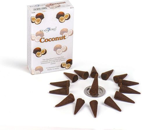 INC 37214 Egyptian Musk Incense Exotic, 15 Cones x 12 Packs, Black, One Size in Saudi Arabia