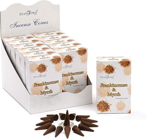 INC 37214 Egyptian Musk Incense Exotic, 15 Cones x 12 Packs, Black, One Size in Saudi Arabia
