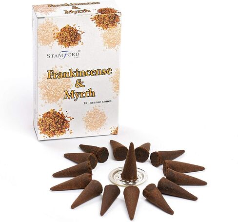 INC 37214 Egyptian Musk Incense Exotic, 15 Cones x 12 Packs, Black, One Size in Saudi Arabia