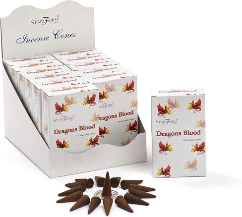 INC 37214 Egyptian Musk Incense Exotic, 15 Cones x 12 Packs, Black, One Size in Saudi Arabia