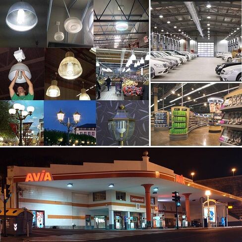 2 حزمة (ما يعادل 500 واط) لمبة إضاءة الذرة LED 60 وات 6000 لومن 6500 ك مساحة كبيرة ضوء نهاري أبيض E26/E27 قاعدة متوسطة للمرآب الداخلي والمستودعات وورشة عمل المصنع والشارع الخلفي AC 85V-265V in Saudi Arabia