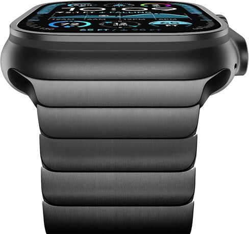 [موصى به من قبل NYT Wirecutter] سوار من الفولاذ المقاوم للصدأ متوافق مع Apple Watch Band Ultra 2/1 49mm Series 9/8/7 45mm/41mm Series SE/SE2022/6/5/4 44mm/40mm Series 3/2/1 42mm/38mm in Kuwait