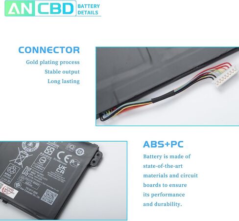 بطارية كمبيوتر محمول AP20CBL لجهاز Acer Aspire 5 A515-45 A515-46-R14K Vero AV15-51 Acer Swift 3 SF314-43 SF314-511 TravelMate Spin B3 TMB311RNA-32 Chromebook 315 CB315-4H 512 C852 KT.0030B.002 11.55V/5 3 وات in Saudi Arabia