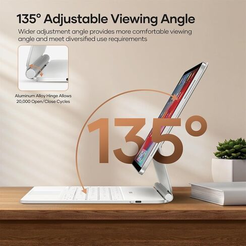 حافظة لوحة مفاتيح على الطراز السحري لجهاز iPad Air 11 بوصة (M2، 2024) وPro 11 بوصة (الجيل الرابع/الثالث/الثاني/الأول)، حافظة مع لوحة مفاتيح لجهاز iPad Air الجيل الخامس/الرابع، شحن خفيف، حامل مغناطيسي، اللمس المتعدد لوحة التتبع، أسود in Saudi Arabia