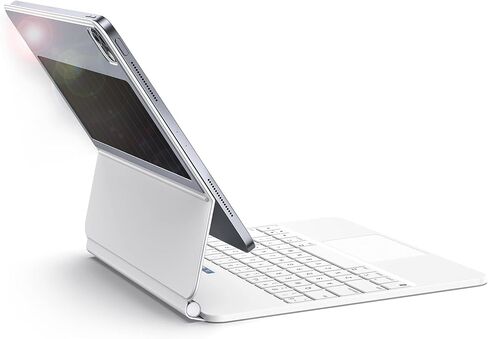 حافظة لوحة مفاتيح على الطراز السحري لجهاز iPad Air 11 بوصة (M2، 2024) وPro 11 بوصة (الجيل الرابع/الثالث/الثاني/الأول)، حافظة مع لوحة مفاتيح لجهاز iPad Air الجيل الخامس/الرابع، شحن خفيف، حامل مغناطيسي، اللمس المتعدد لوحة التتبع، أسود in Saudi Arabia