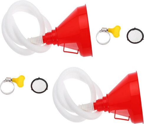 Ciweisah Wide Mouth Oil Funnel Flexible Fuel Funnel with Long Hose Funnels for Automotive Use Car Funnel for Engine Gas Gasoline Diesel Fluid Liquid (1) in Kuwait