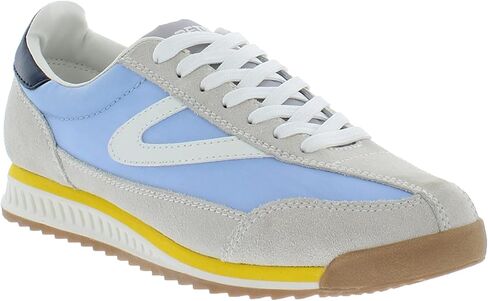 TRETORN Women's Rawlins Casual Lace-Up Sneakers, White/Pink/Orange, 9 in Saudi Arabia