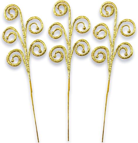 3 Pack Orange Glitter Picks in Saudi Arabia