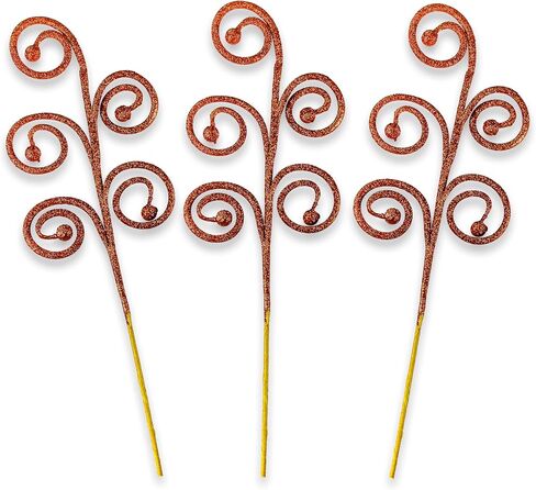 3 Pack Orange Glitter Picks in Saudi Arabia