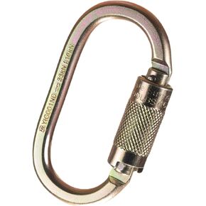 Palmer Safety Self Closing and Automatic Locking Hook Carabiner with Steel Twist Lock