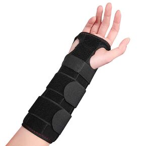 Carpal Tunnel Splint, Wrist Brace for Men&Women, Adjustable Compression Wrist Support for Right and Left Hands for Wrist Pain Relief, Tendonitis, Arthritis, Sprains (Black)