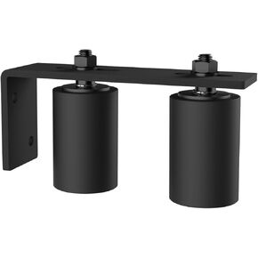 2" Gate Roller Guide with L-Bracket, Universal Adjustable Gate Guide Roller,Sliding Gate Rollers,Heavy Duty Sliding Gate Kit for Door Hardware and Sliding Gates