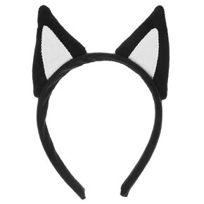 Beaupretty Dog Ears Headband Halloween Animal Cosplay Costumes Dress-up Headpiece Alien Headwear for Women Girls Black