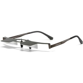 Lazy Glasses Prism Glasses for Lying Down Reading，Alloy Frame Horizontal reading Spectacles Lightweight Lazy Spectacles, Lying Down Reading Glasses Reducing Neck and Cervical Strain (Black)