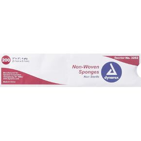 Non-Woven Sponge, N/S 4Ply - 2x2-200/Box - 2 Pack (2)