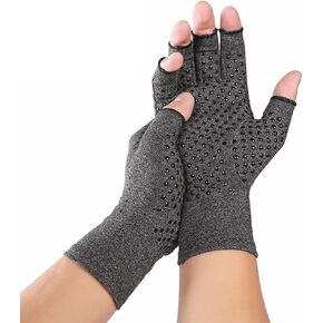 Arthritis compression gloves for men and women hand arthritis, carpal tunnel pain, work non-slip glue dot gloves