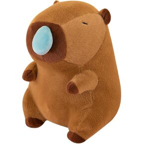 Capybara Plush Toy,Weighted Capybara Stuffed Animal,Capybara Plushie Gifts with Cute Snot,Big Kawaii Capybara Squishmallow,Soft Doll Pillow for Kids 11 inch.