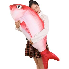 XIYUAN 3D Giant Soft Fish Cushion Pillow Fish Pillow Plush Pillow Stuffed Toy Throw Pillow for (31.5 inches / 80 cm) Used for Home Decoration Gifts