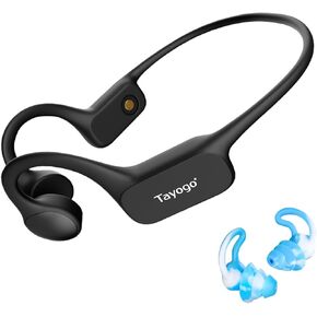 Tayogo Swimming Bone Conduction Headphones,Wireless Open-Ear Headphones, Bluetooth 5.4, Sports Headset,IPX8 Waterproof Earbuds for Swim,Gym,Running,Cycling