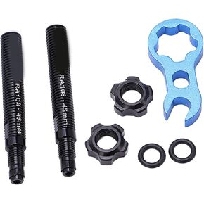 Presta Valve Extender Kit, Bicycle Inner Tubes Integrated Removable French Valve Extender Extension Rod(45mm)