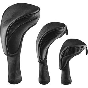 Golf Club Head Covers for Driver, Set of 3