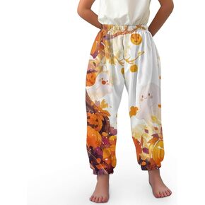 Little Girls Yoga Trousers Bohemian Beach Pants Baggy Harem Activewear for Girls Age 3-10