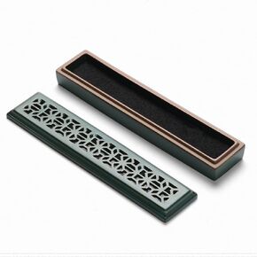 Ceramic Incense Holder, Incense Holder for Sticks with Ash Catcher Fireproof Incense Burner for Aromatherapy Meditation Yoga Spa Room Decor No Mess Incense Tray Ideal for Stick Incense Brown