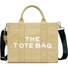 Tote Bag for Women with Zipper, Canvas Tote Bags, Crossbody Tote Bags for Work and Travel