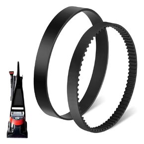 KEEPOW Vacuum Belt For Bissell Proheat DeepClean Essential Carpet Cleaner 88522, 8852R, 8852T, 9585, 88523, 88524, 1887, 18872, 1887L, 1887T, 1200R, 1210, 12108 Series, Parts 1601542 & 1601543, 2 Pack