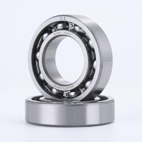 XiKe 6005-C3 Deep Groove Ball Bearing 25x47x12mm, Open,Ball Bearing Pack of 2pcs