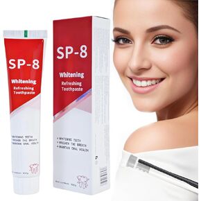 Sp8 Toothpaste, SP6 Ultra Whitening Toothpaste, Sp-8 Pasta Dental, Sp-8 Probiotic Toothpaste Whitening (1Pack)
