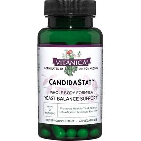 Vitanica Candidastat, Balanced Support, Vegan, 60 Capsules