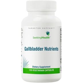 Seeking Health Gallbladder Nutrients, Herbal Digestive Support for Healthy Gallbladder Function and Bile Production, Supports Healthy Fat Digestion and Liver Function (120 capsules)*