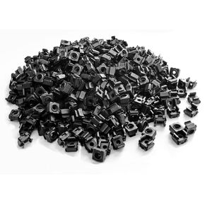 RackGold® Black 10-32 Cage Nuts - 500 Pack USA Made