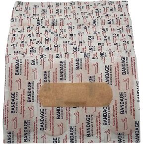 200 Pack Flexible Fabric Adhesive Bandages, Breathable Comfortable Bandage Strips 1" x 3" for First Aid, Wound Care and Protection
