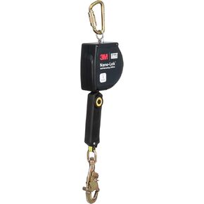 3M DBI-SALA Nano-Lok XL Self-Retracting Lifeline 3100261, Web, Locking Snap Hook, 20 ft., Class 1