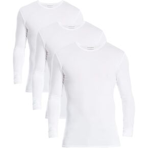 Comfneat Men's 3-Pack Thermal Undershirts Long Sleeve Base Layer