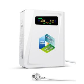 1600 Watts Step Down Power Transformer 220V to 110V Voltage Converter Pure Copper Coils，with 2 Output Voltages for US Appliances in Europe and Asian